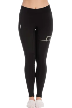 AA Platinum Damen Reitleggings mit Kniebesatz