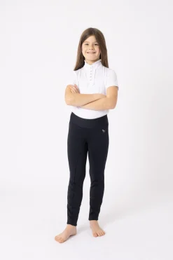 Active Kinder Winter Reitleggings mit Silikonvollbesatz