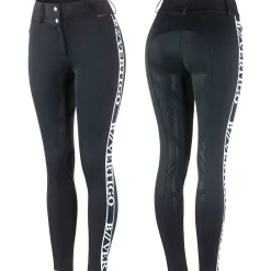 Angelika Damen Vollbesatzreithose mit Silikon Grip und hohem Bund