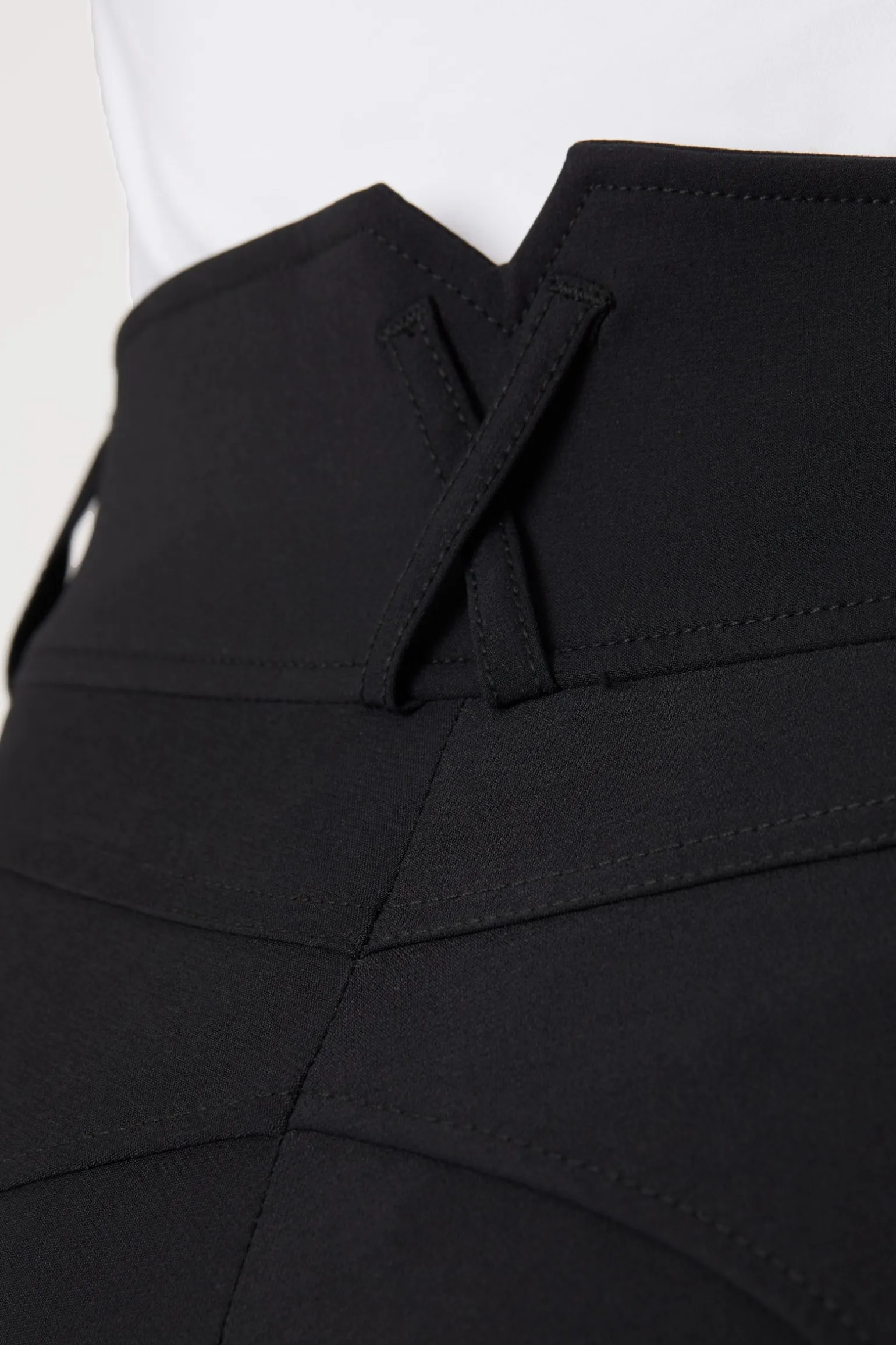 Angelina Leichte Damen Stretch-Reithose mit Lederkniebesatz