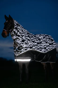 Arika reflektierende Weidedecke mit abnehmbarem Halsteil, 200 g