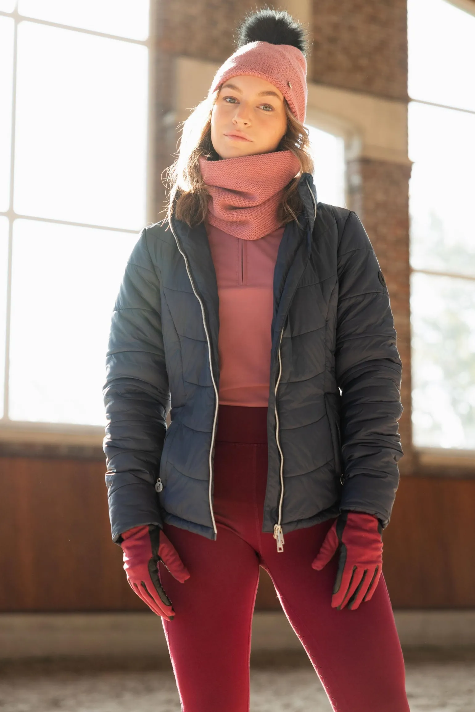 Astrid Damen wattierte Reitjacke