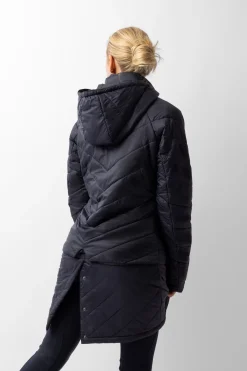 Aurora Gefütterte Damen Parka Reitjacke mit abnehmbarem Rock