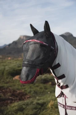 ausgestellte Fliegenmaske