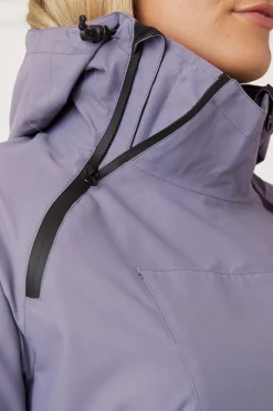 Ayla Damen Regenjacke mit Reißverschlüssen