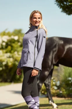 Ayla Damen Regenjacke mit Reißverschlüssen