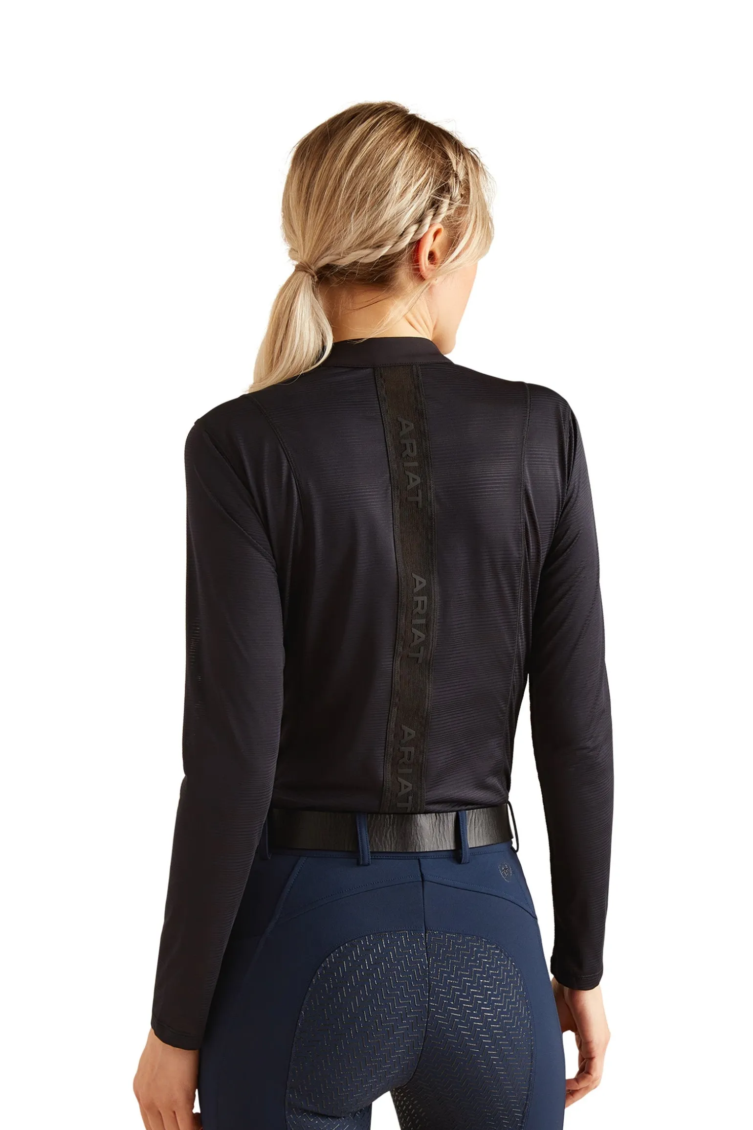 Breathe Damen-Funktionsshirt mit langen Ärmeln und 1/4 Reißverschluss