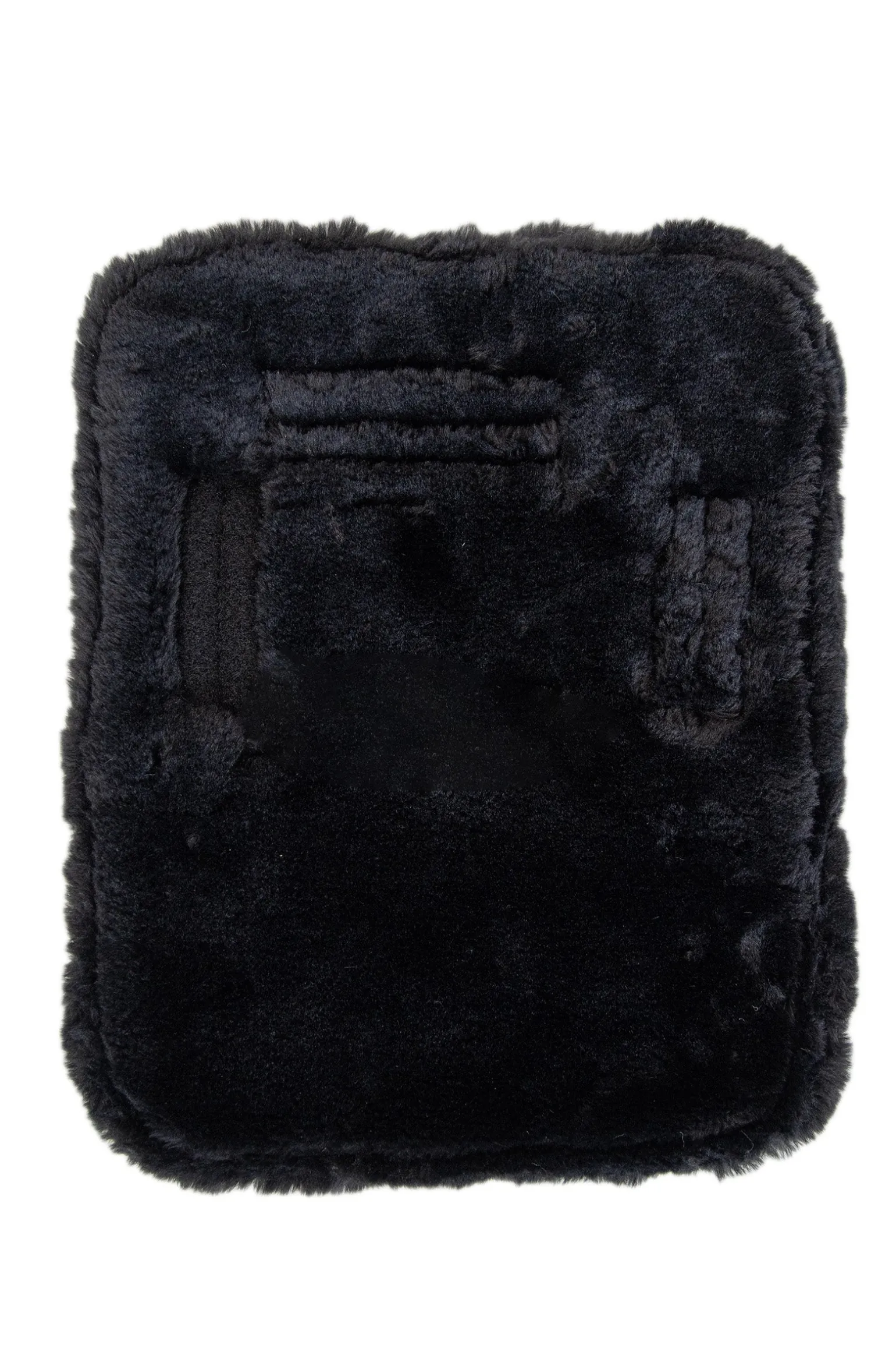 Bursterweiterung mit veganem Lammfell, 1 Schnalle