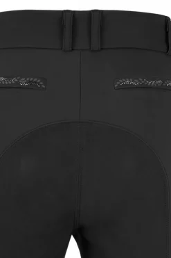 Ceelina Damen Reitleggings mit Vollbesatz in Lederoptik