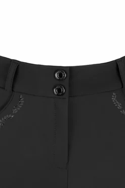 Ceelina Damen Reitleggings mit Vollbesatz in Lederoptik