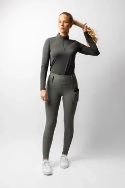 Chiara Vollbesatzreithose mit Kompression und Hybrid-Design