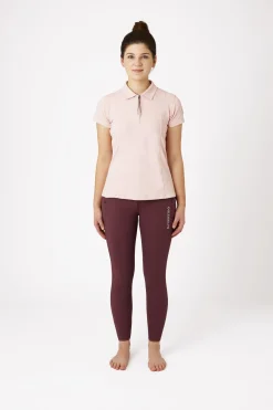 Claudine Damen Kurzarm-Poloshirt