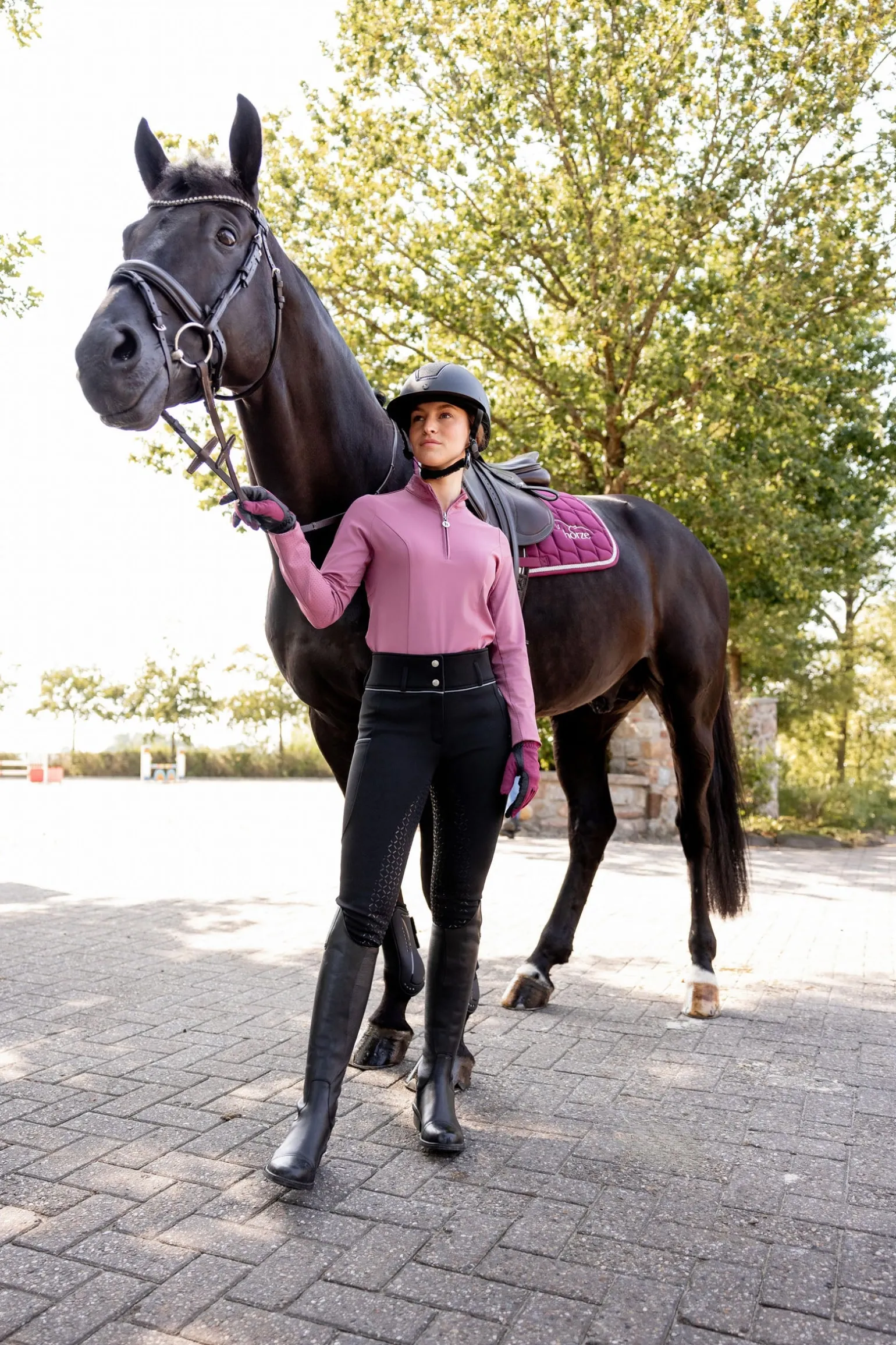 Corinne Damen Thermo Vollbesatz Reithose