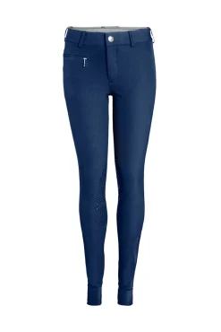 Crown Kinderreithose mit Kniebesatz