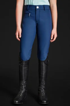 Crown Kinderreithose mit Kniebesatz