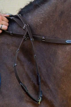 D Collection Gurtzügel (16 mm) mit 9 Lederstegen