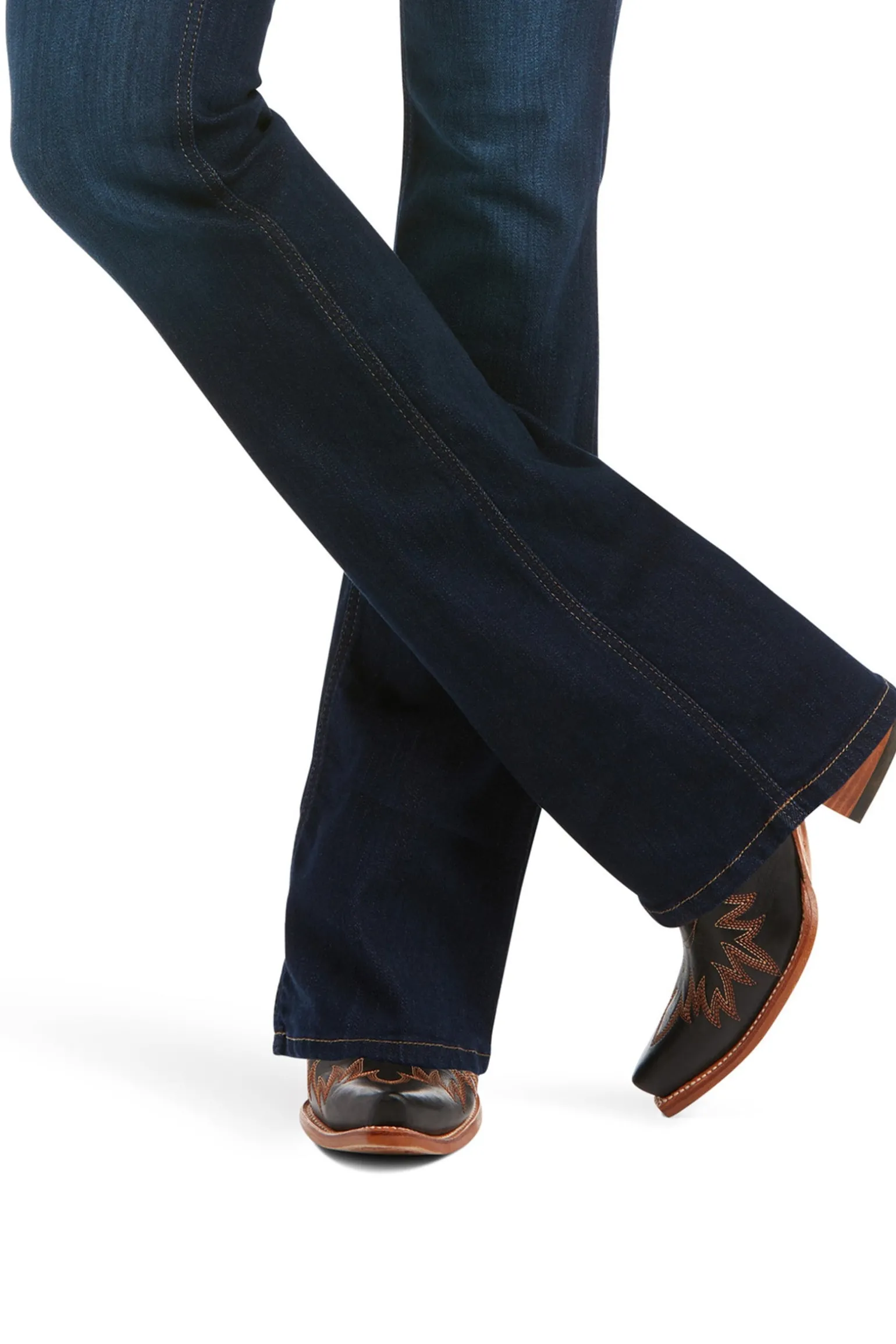 Damen Real High Rise Ballary Bootcut Jeans