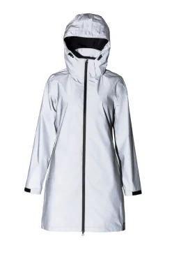 Damen reflektierender Regenmantel