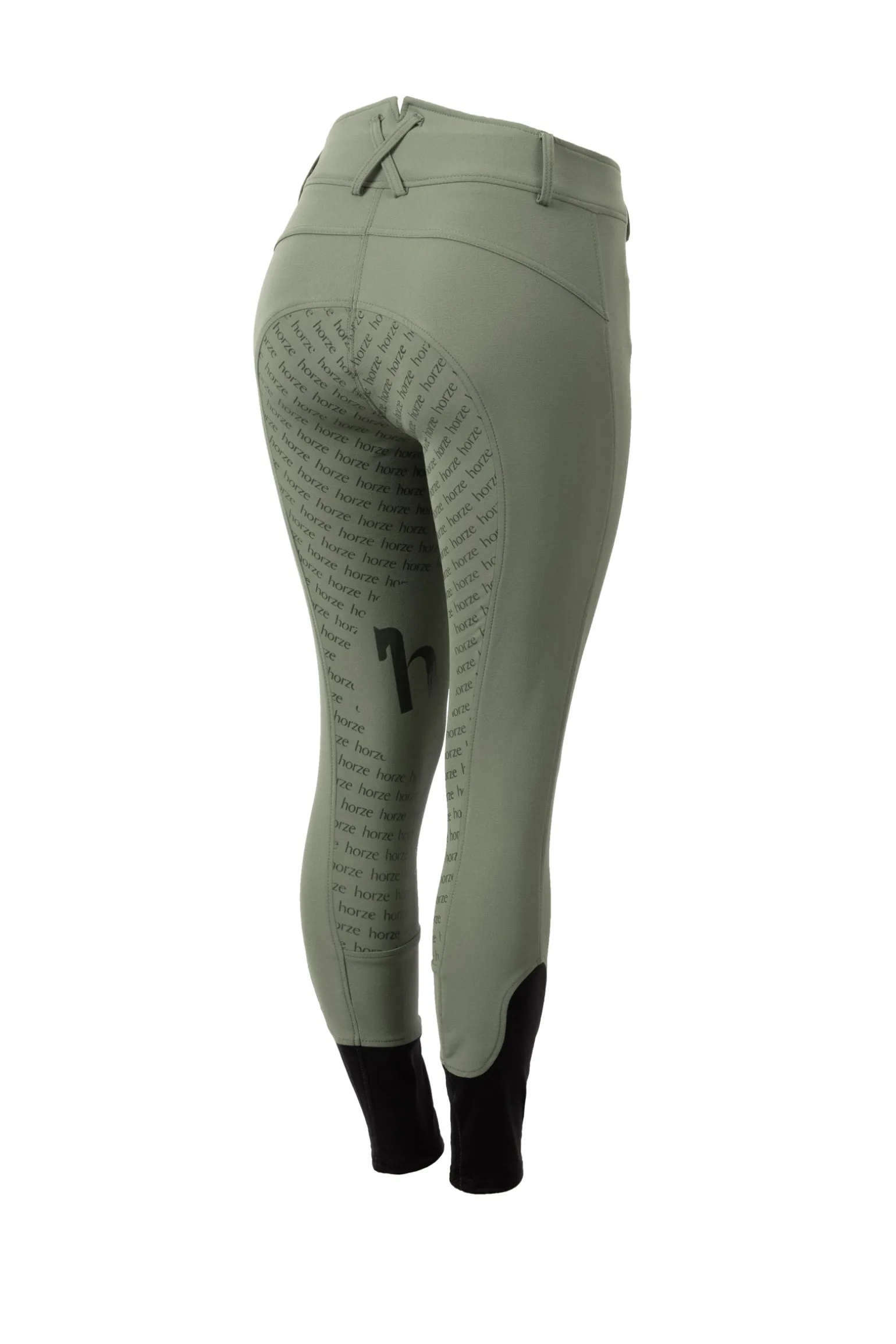 Damen Reithose mit Silikonvollbesatz und hohem Bund