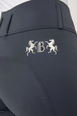 Damenreithose Meghan mit hohem Bund und Vollbesatz UPF 50+