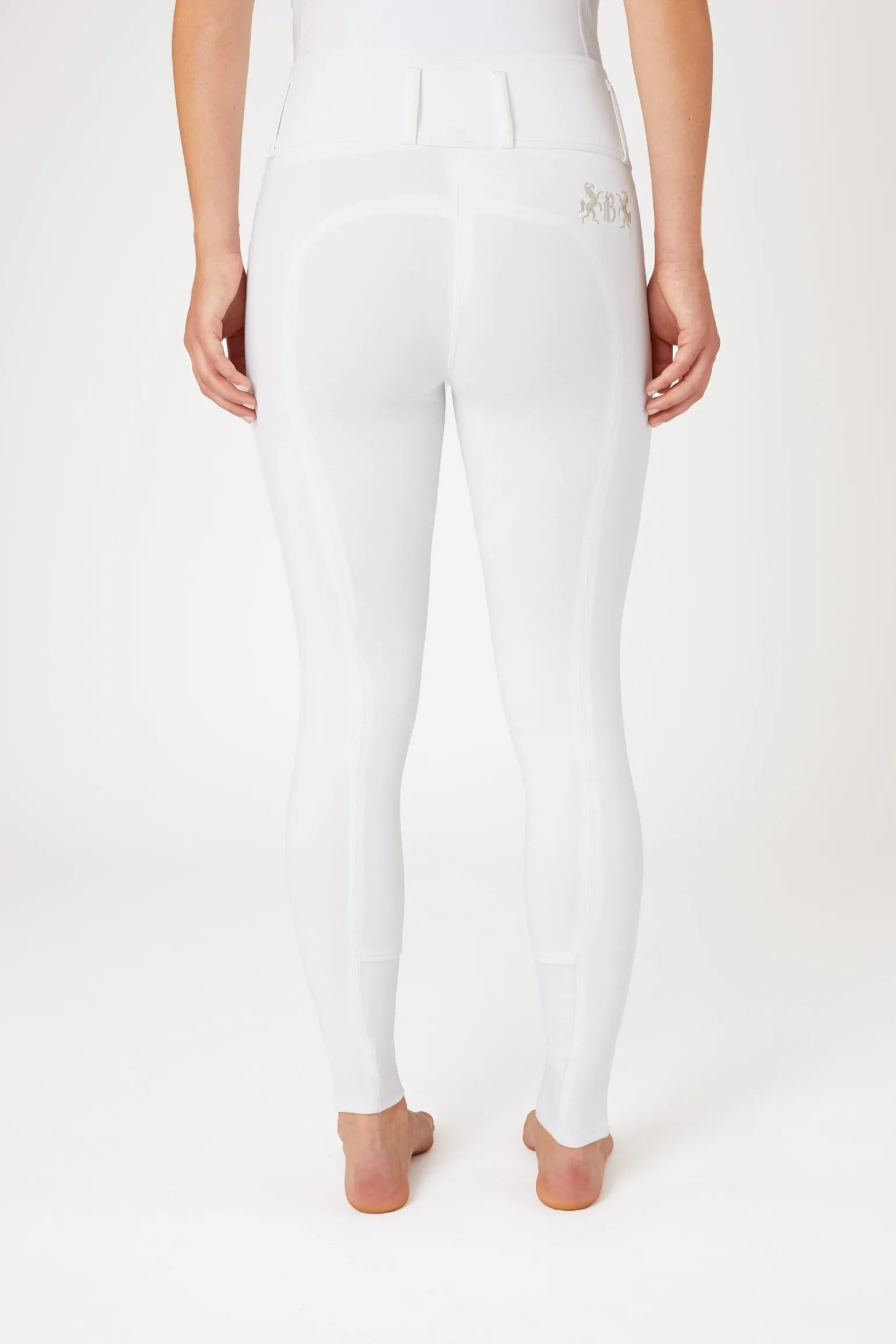 Damenreithose Meghan mit hohem Bund und Vollbesatz UPF 50+