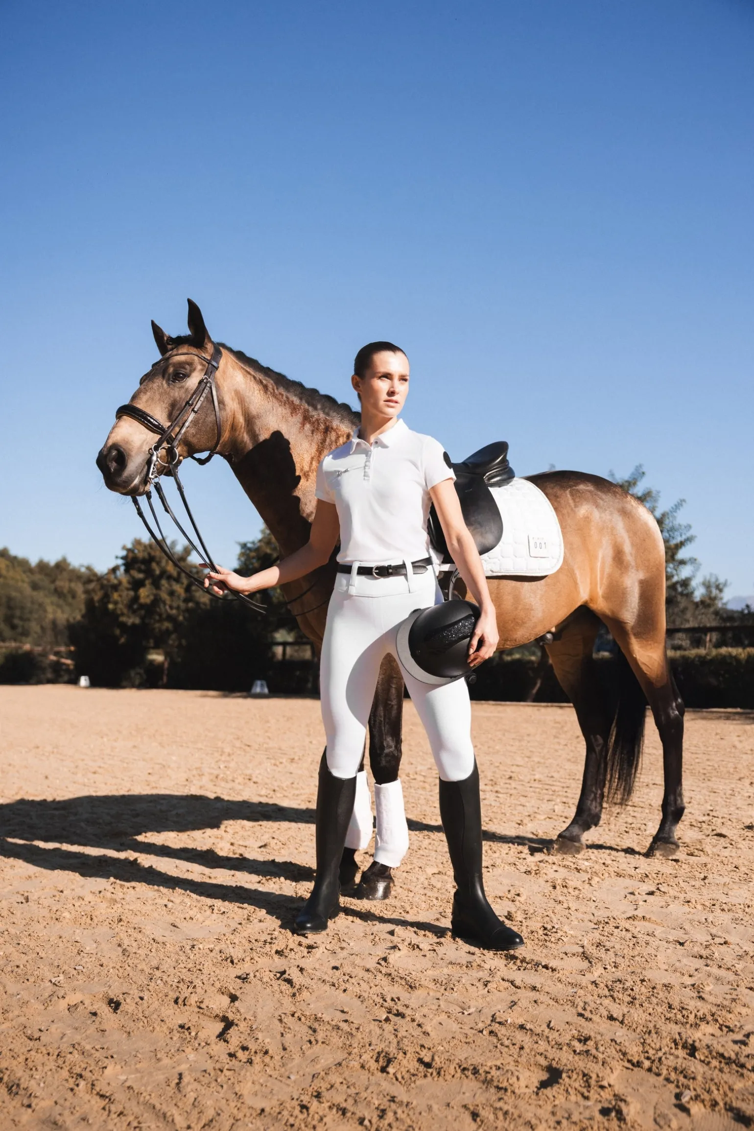 Damenreitleggings Anya mit Vollbesatz aus Silikon UPF 50+