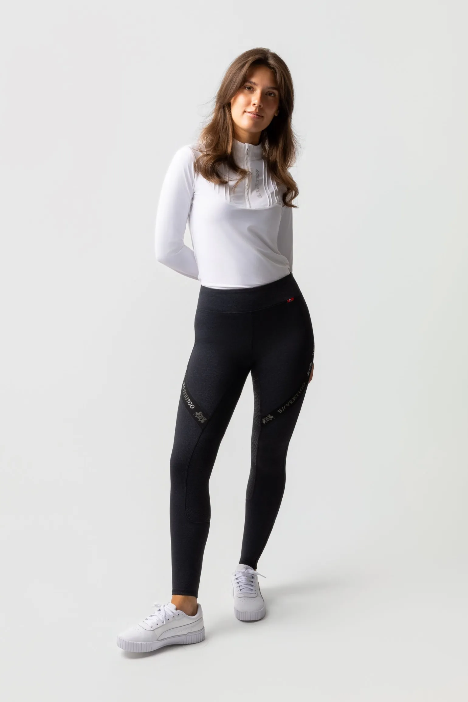 Damenreitleggings Jenny mit Vollbesatz aus Silikon UPF 40+
