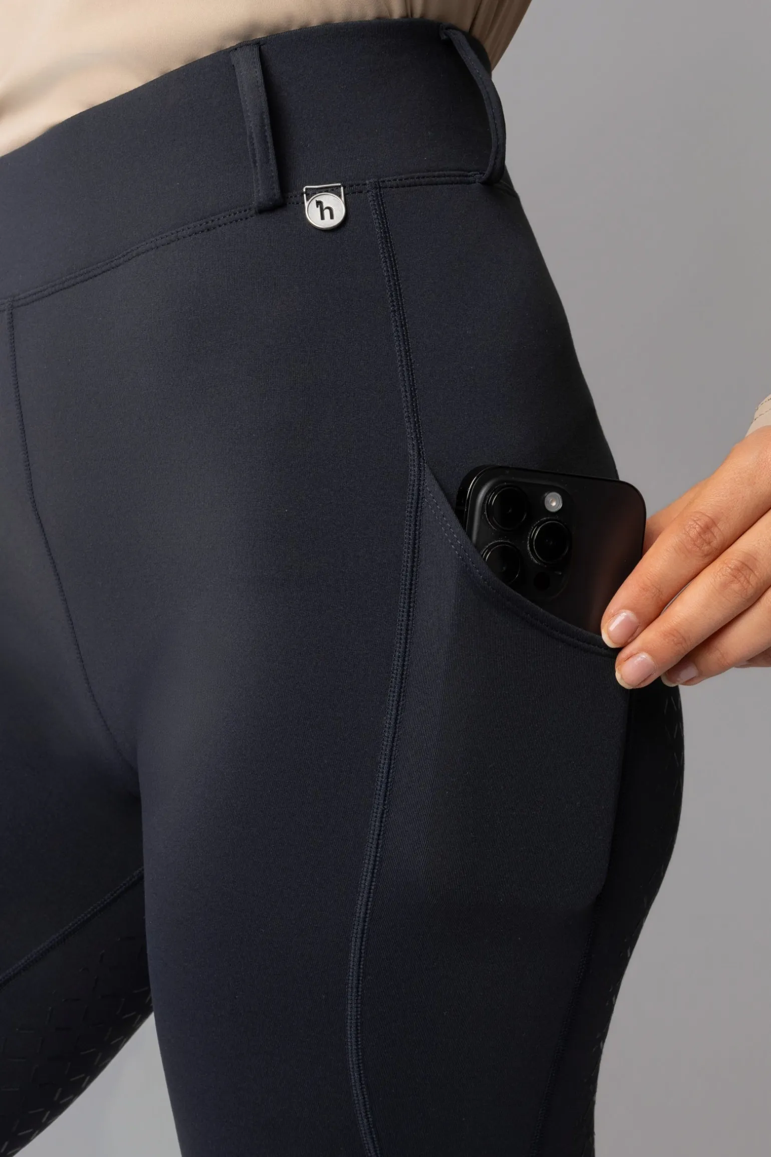 Dea Damen Winter Reitleggings mit Vollbesatz