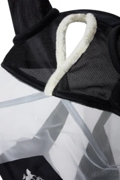 Delux Fliegenmaske mit Kunstfell