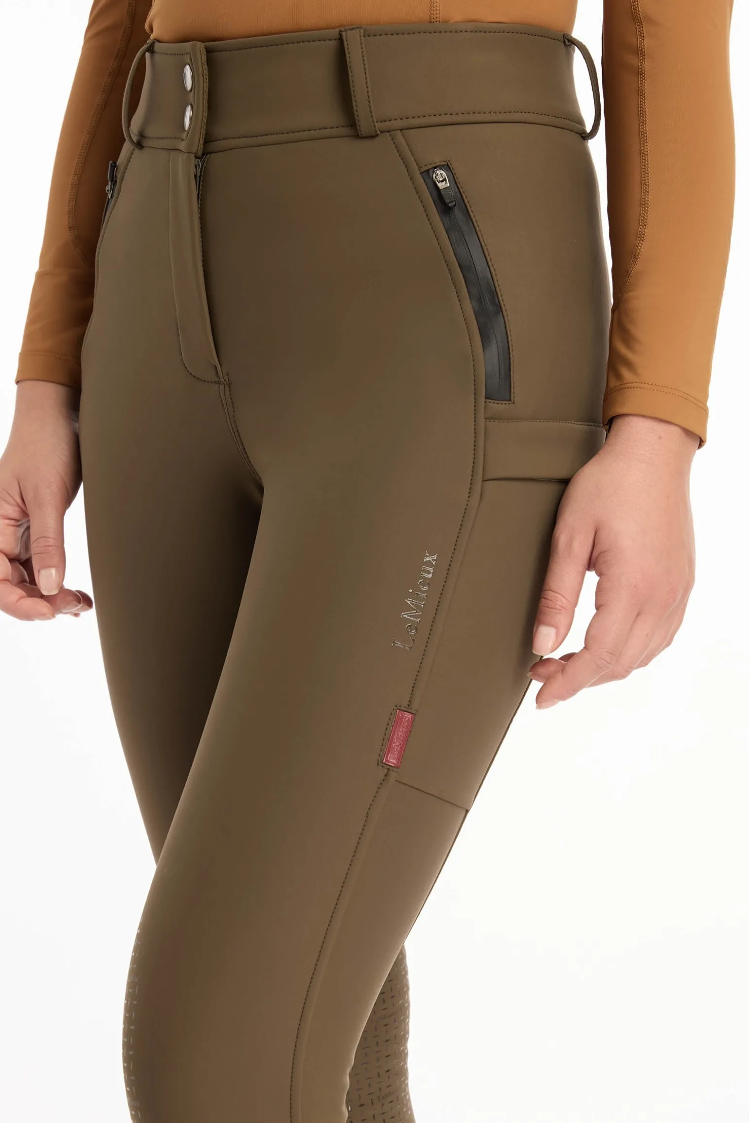 Drytex Damen-Winterreithose, wasserdicht mit Kniebesatz