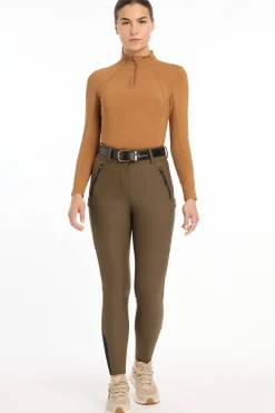 Drytex Damen-Winterreithose, wasserdicht mit Kniebesatz