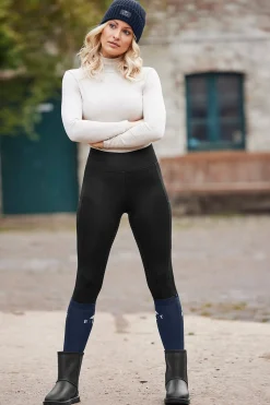 Ella Damen Thermo Reitleggings mit Vollbesatz