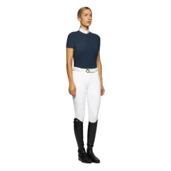 Embroidery Damen Kurzarm-Turniershirt