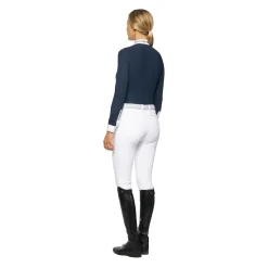 Embroidery Damen Tunier-Langarmshirt