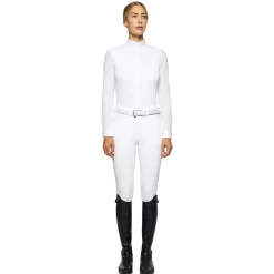 Embroidery Damen Tunier-Langarmshirt