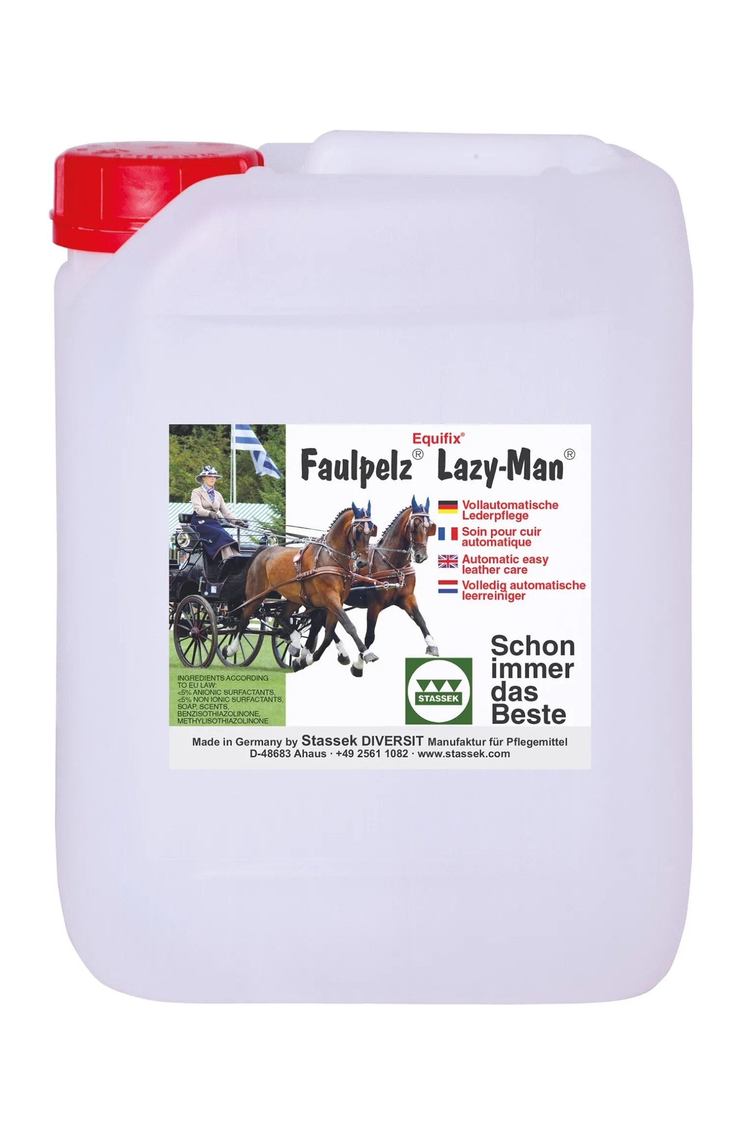 Equifix Faulpelz Lazy-Man Vollautomatische Lederpflege, 5 Liter