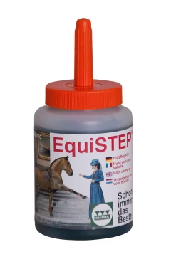 EquiSTEP Huföl mit Pinsel, 450 ml
