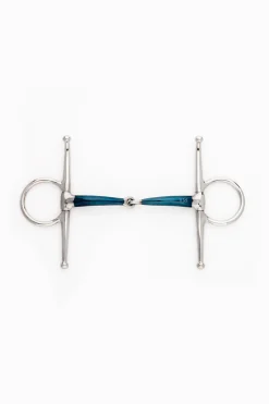 ergonomische Schenkeltrense, einfach gebrochen, 14 mm