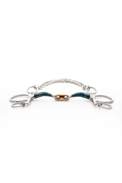 ergonomisches Pelhamgebiss, doppelt gebrochen, kurz, 14 mm