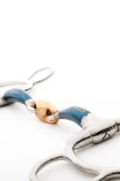 ergonomisches 3-Ring-Gebiss, doppelt gebrochen, Lock-Up, 14 mm