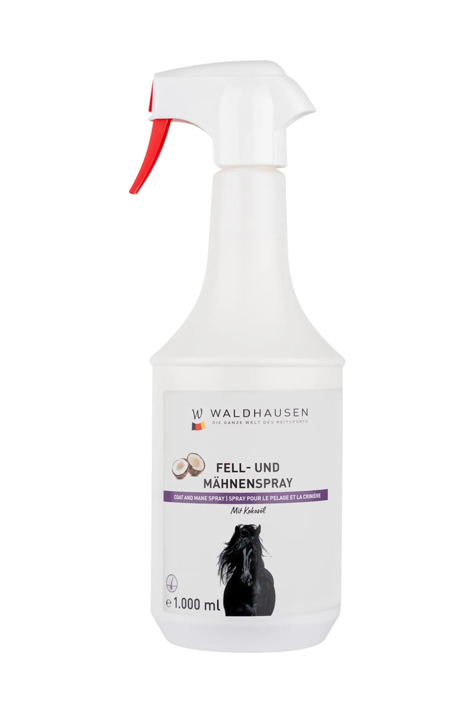 Fell & Mähnen Spray mit Kokosöl, 1 l