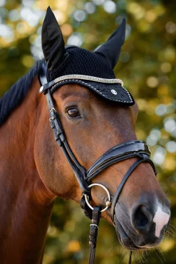Fliegenhaube Velvet Monogram
