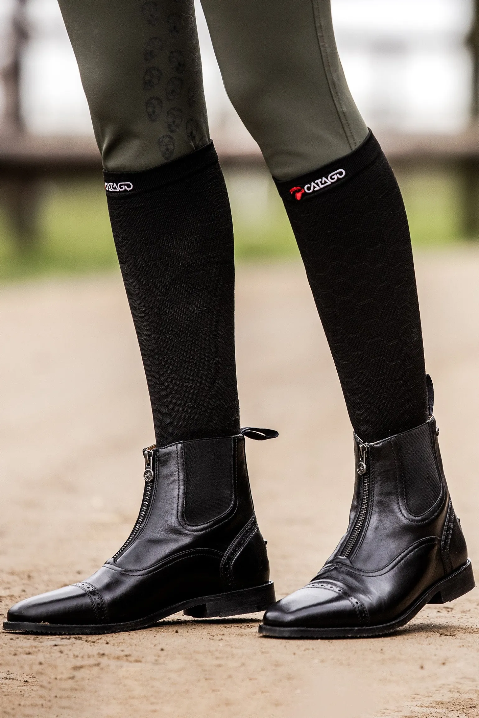 Florentina Front Zip Reitstiefeletten