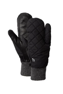 gefütterte 3-Finger-Fäustlinge für den Winter