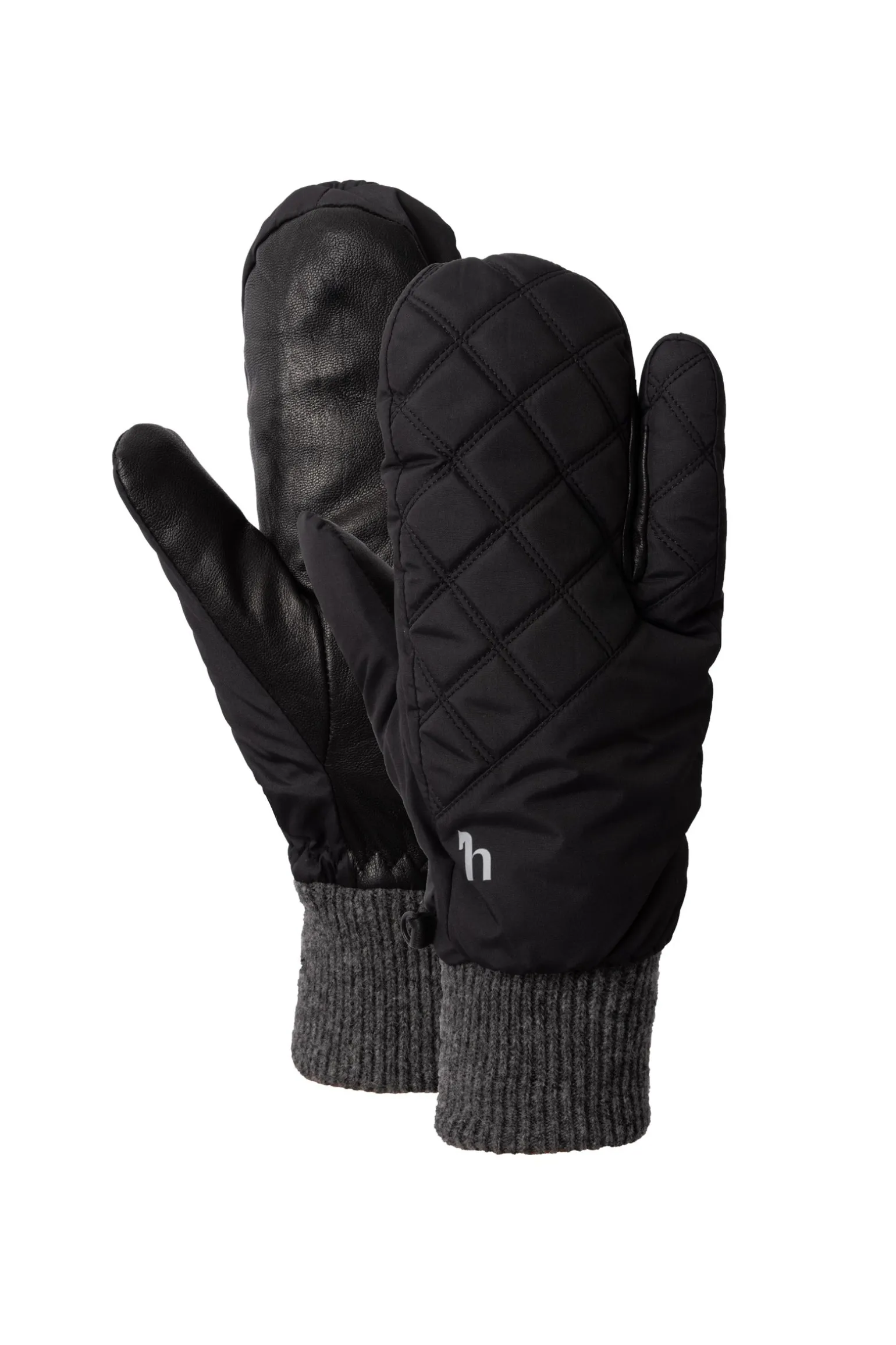 gefütterte 3-Finger-Fäustlinge für den Winter