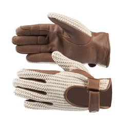 gehäkelte Reithandschuhe