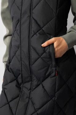 Gem Damen lange gefütterte Reitweste