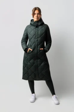 Gem leicht wattierter Damenmantel