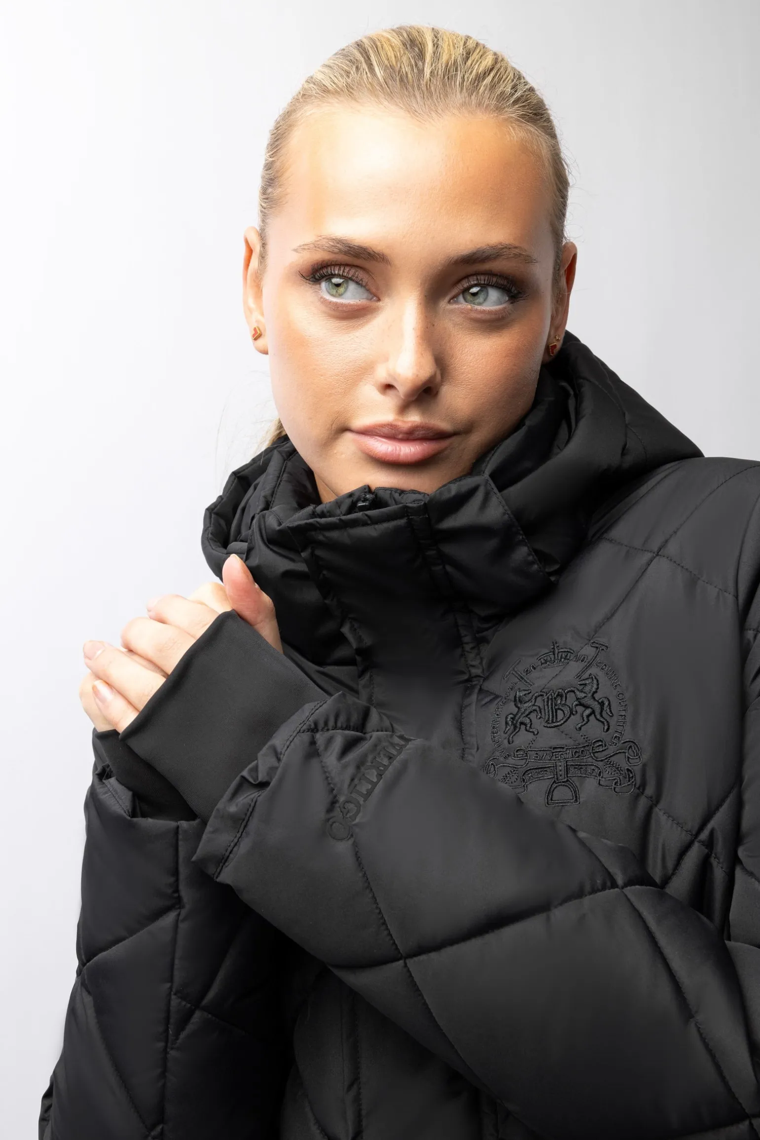 Gem leicht wattierter Damenmantel