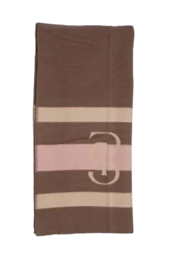 gestreifte Wolldecke